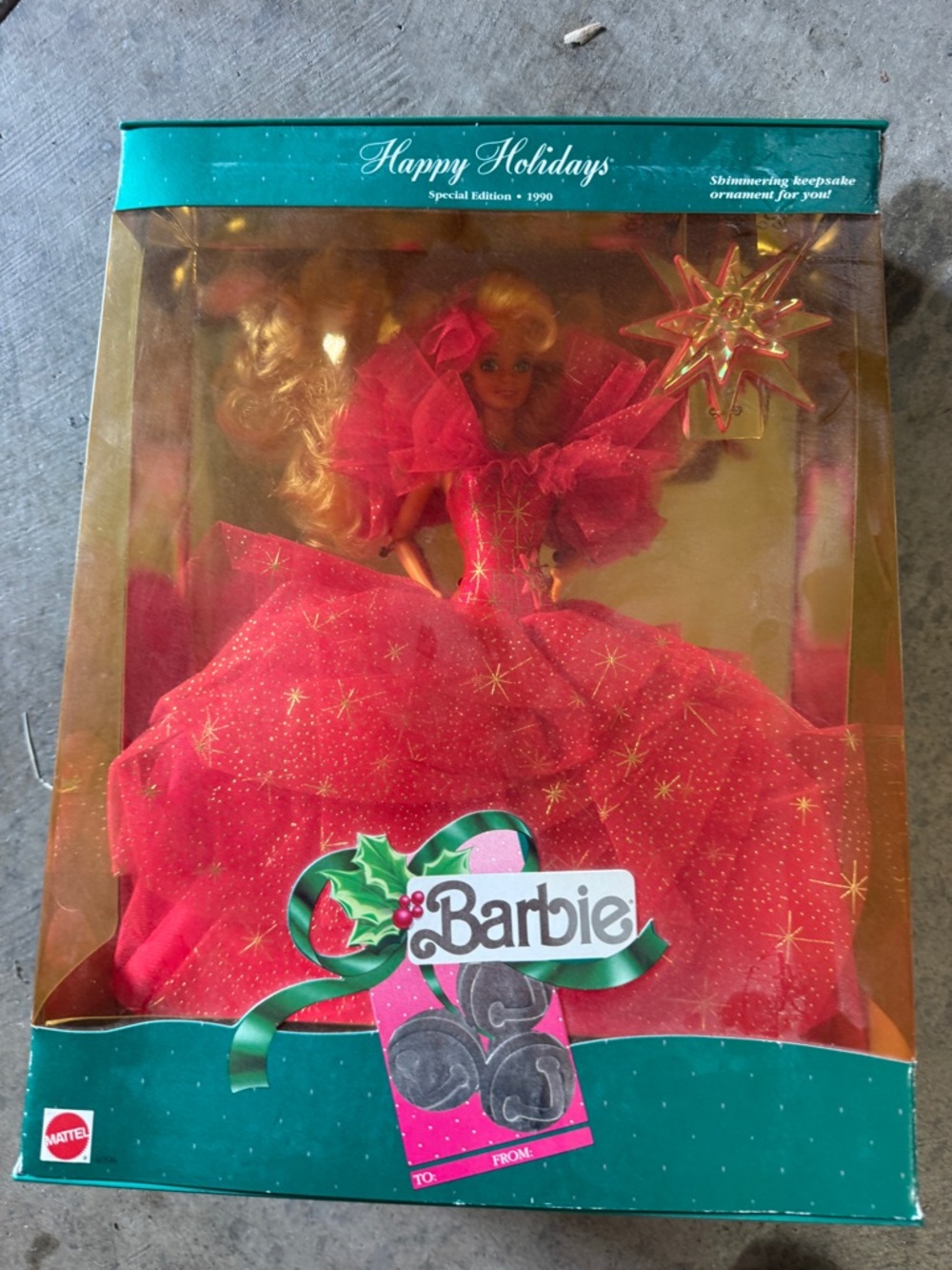 1990 Mattel Barbie Holiday Barbie